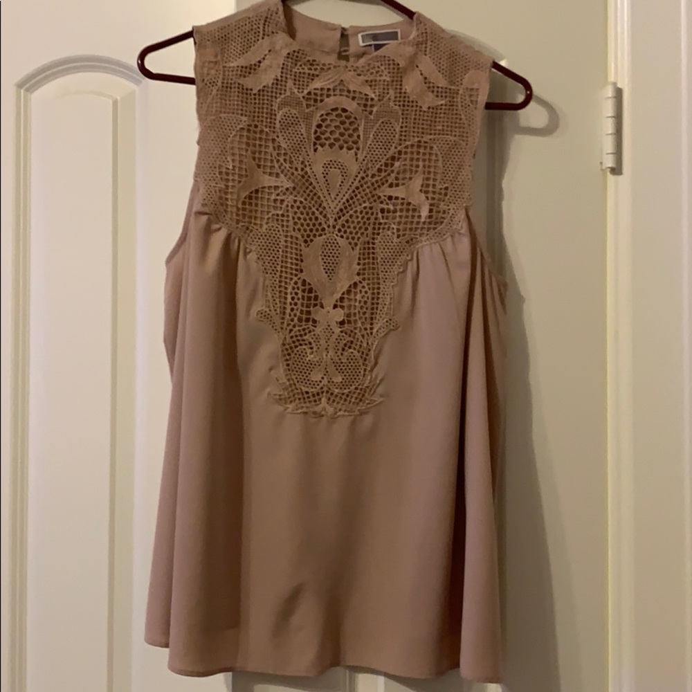 Worn once! Sleeveless top.